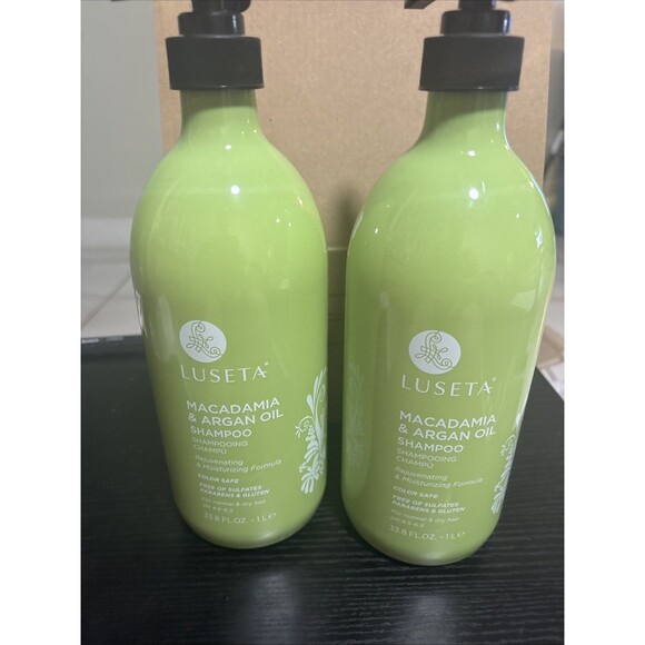 Luseta Other - 2 Bottles Luseta ~ Macadamia & Argan Oil Shampoo ~ Moisturizing Formula 33.8 oz